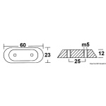 Anodo fuoribordo Honda magnesio - immagine 2