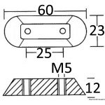 Anodo fuoribordo Honda alluminio