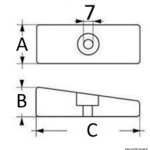 Anodo magnesio 75/225 mm 36x72 - immagine 3
