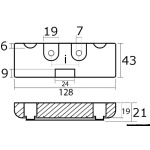 Anodo alluminio Verado rif. 880653 - immagine 2