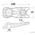 Anodo Trim Mercury 350 Pro - immagine 2