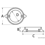 Anodo alluminio VOLVO duo prop 875821 - immagine 2