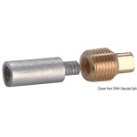 Anodo Volvo 85 mm x Ø 1/2’’ BSPT