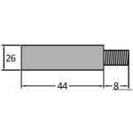 Anodo Volvo m/f da 3/8" - immagine 2