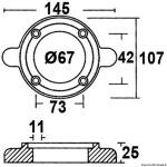 Anodo a collare Saildrive - immagine 3
