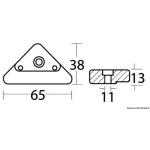 Anodo alluminio OMC Cobra DuoProp - immagine 3