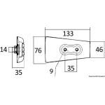 Anodo magnesio piede Volvo mm 63x91 - immagine 2