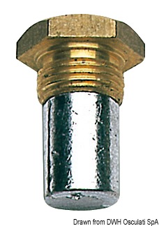 4.0.2 Tappo zinco 16x1,50 Ø 11x33 - immagine 1