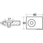 Anodo 40/50 HP 4 tempi alluminio - immagine 2