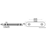 Anodo a bulloni 4000 g in zinco - immagine 3