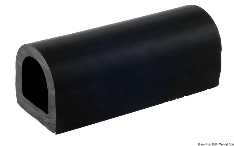 44.020.00_b.jpg Profilo PVC nero 70 x 70 mm (barra 2 m) - immagine 1