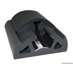 Profilo parabordo Bino nero 65 mm - 12 mt