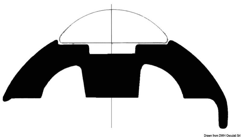 44.480.19.jpg Base per profili PVC bianco 45 mm - immagine 1