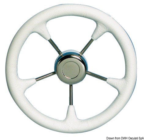 45.128.03.jpg Volante poliuretano bianco con raccordo - immagine 1