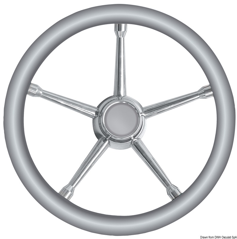 OLYMPUS DIGITAL CAMERA Volante A inox/grigio 350 mm - immagine 1