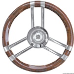 Volante C inox/radica 350 mm