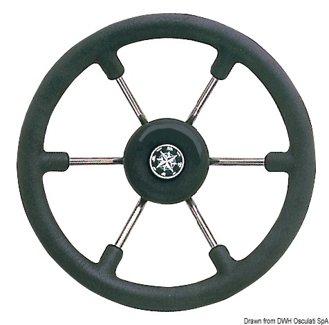 4.0.2 Timone inox mm 400 nera - immagine 1