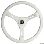 Volante bianco 3 razze 355 mm