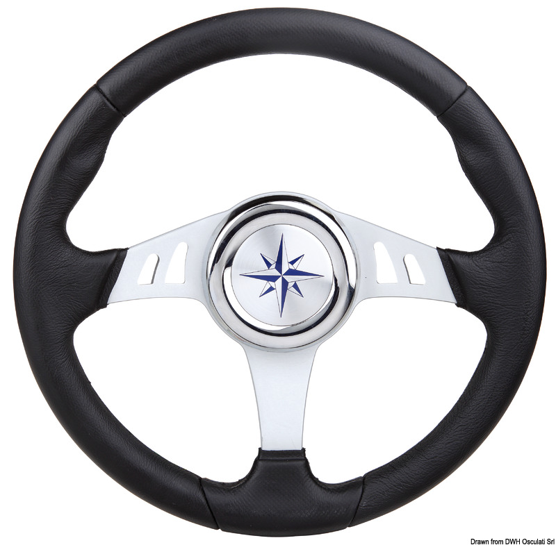 45.158.40.jpg Volante Skipper nero mm 350 - immagine 1