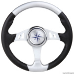 Volante Skipper nero/argento mm 350