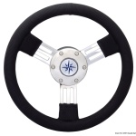 Volante Pegaso razze inox Ø mm 300 nero
