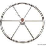 Timone ruota inox 5 razze 600 mm