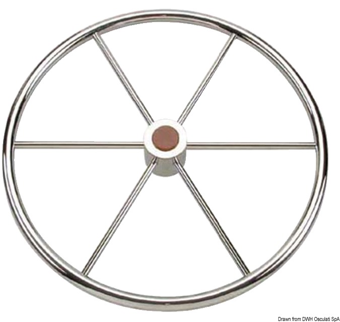 45.164.60.jpg Timone ruota inox 5 razze 600 mm - immagine 1