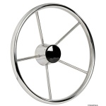 Volante inox 5 razze 380 mm