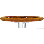 Volante corona in teak mm 350