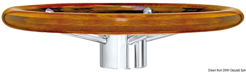OLYMPUS DIGITAL CAMERA Volante corona in teak mm 400 - immagine 1