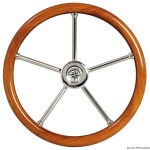 Volante corona in teak mm 400 - immagine 2