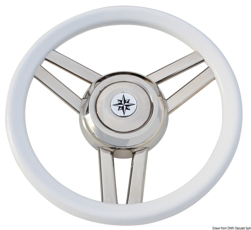 45.177.03.jpg Volante Magnifico 3 razze Ø mm 350 bianco - immagine 1