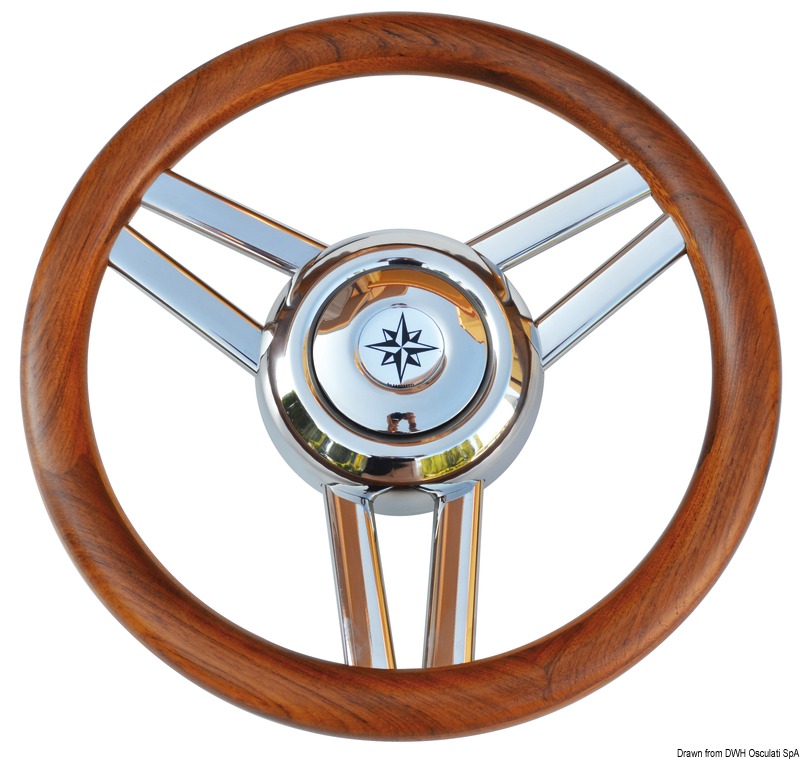45.177.04.jpg Volante Magnifico 3 razze Ø mm 350 teak - immagine 1