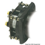 Flangia per timonerie idrauliche Ultraflex