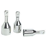 Cappuccio inox per tubo 30 mm