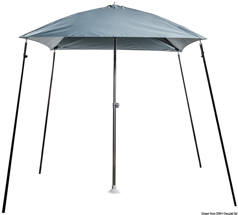 46.891.03.jpg Ombrellone "PARASOL" pieghevole per barca grigio - immagine 1