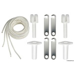 Capottina Bimini Depth 4 archi 235/245 cm bianca - immagine 3