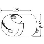 Attacco laterale tubo 44 mm - immagine 2