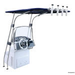 T-Top in lega leggera 1700x1200x2010 mm Blu