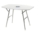 Tavolo pieghevole ovale 95 x 66 cm