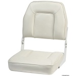 Sedile con schienale ribaltabile De Luxe bianco