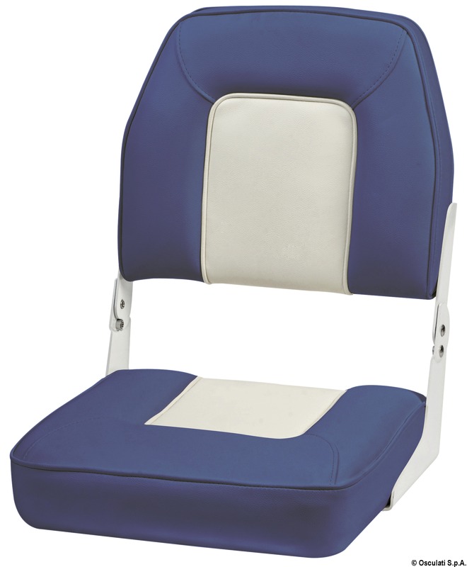 48.403.03A_New2016.jpg Sedile con schienale ribaltab. De Luxe bianco/blu - immagine 1
