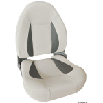 Sedile comfort CP48 con schienale alto ribaltabile Grigio chiaro/scuro