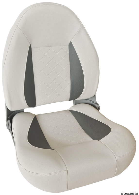 48.409.03.jpg Sedile comfort CP48 con schienale alto ribaltabile Grigio chiaro/scuro - immagine 1