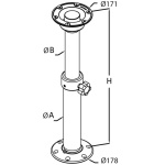 Colonna thread lock Large 450/700 mm generica - immagine 2