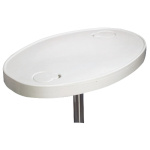 Tavolo ABS bianco 77 x 51 cm - immagine 2