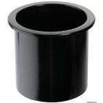 Porta bicchieri ad incasso ABS nero