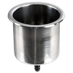 Porta Bicchieri Large inox con drenaggio