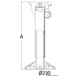 Supporto sedile Waverider con amm. 580/710 mm - immagine 3
