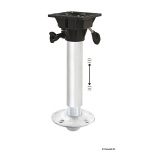 Supporto Sedile Waverider 520MM - 650MM base allum